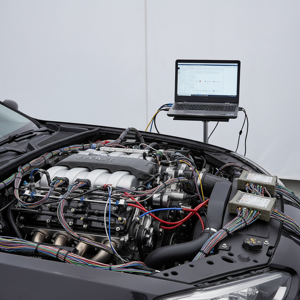 Motor-Logging und Sensorik