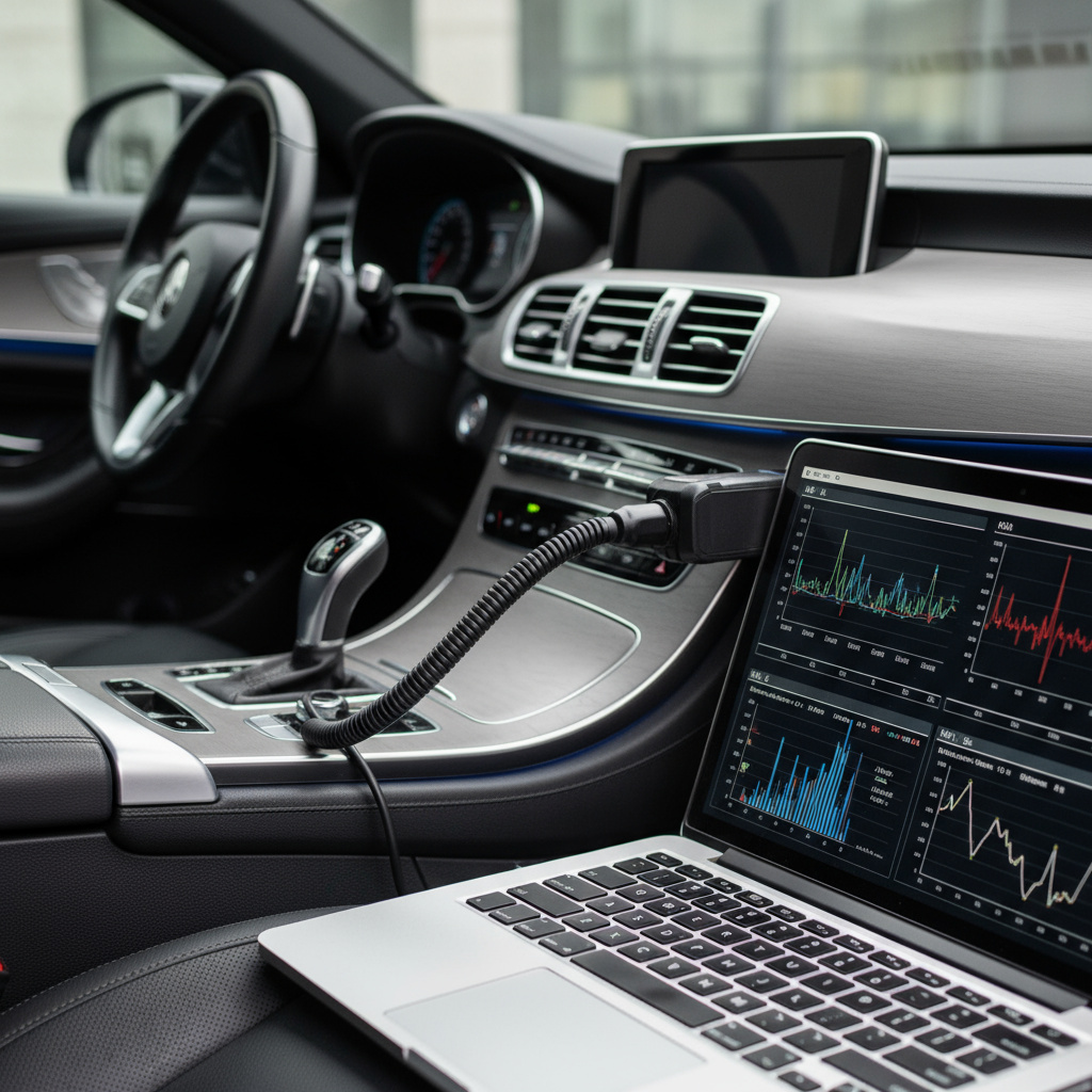 OBD-II Diagnose mit Laptop